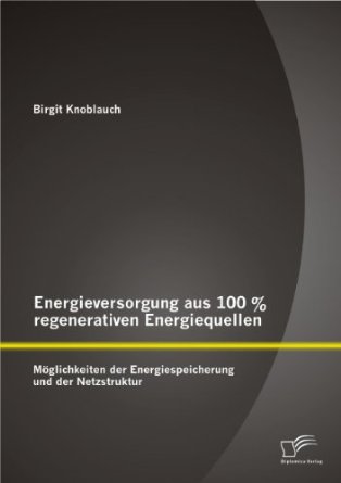 Energieversorgung aus 100% regenerativen Energien